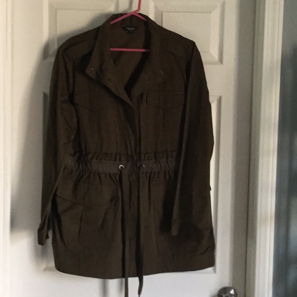 Women's Olive Jacket Simply Vera Wang XXL